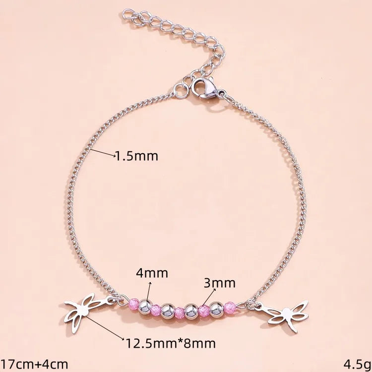 Casual Elegant Cute Tortoise Palm Life Tree 304 Stainless Steel Mostacilla Titanium Steel cable chain Bracelets In Bulk