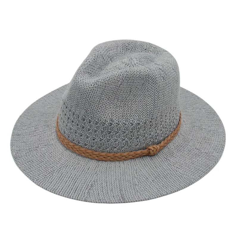 Women's Vacation Classic Style Solid Color Flat Eaves Straw Hat