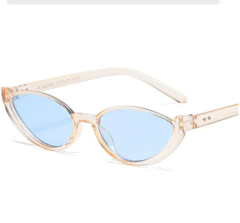 Beach Modern Style Geometric Leopard Ac Cat Eye Full Frame Women's Sunglasses