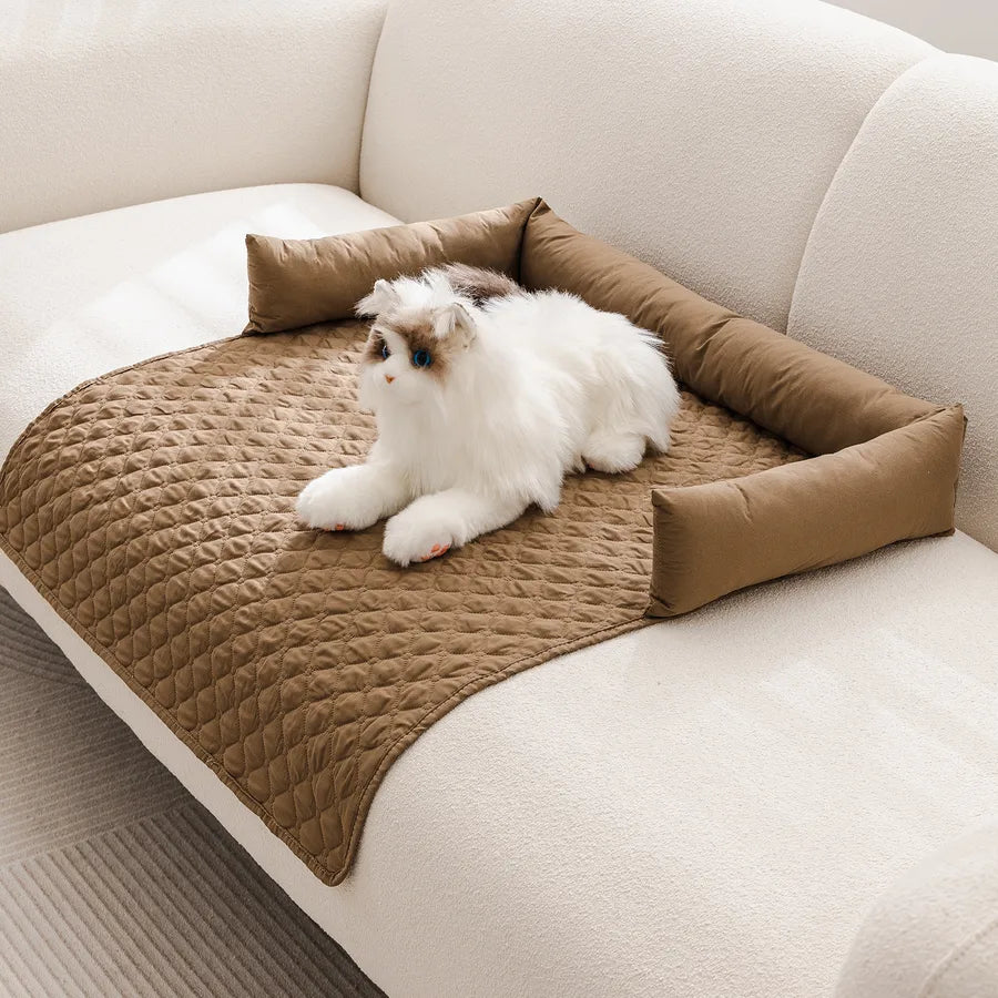 Simple Style Cloth Solid Color Pet Pad