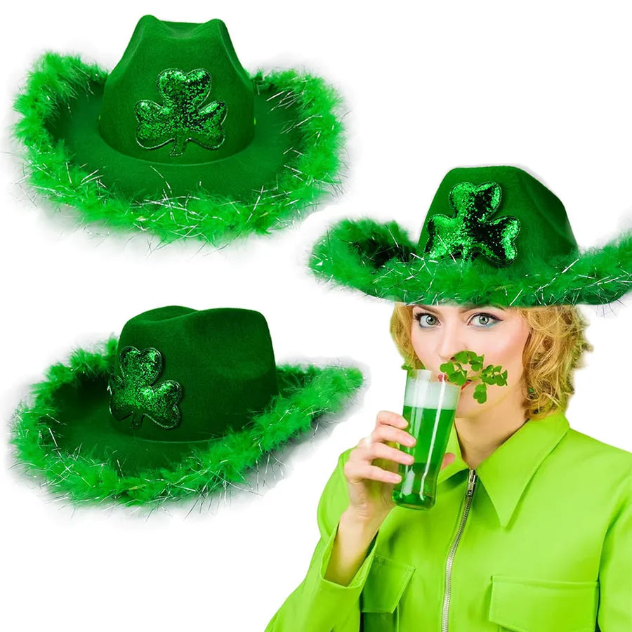St. Patrick Simple Style Shamrock Cloth Party Party Supplies Party Accessories 1 Piece