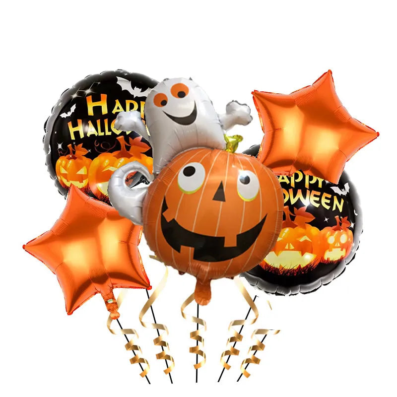 halloween geometric aluminum film party balloon