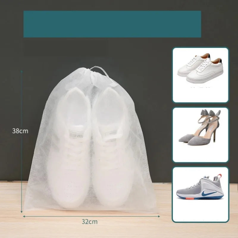 Simple Style Solid Color Nonwoven Storage Bag