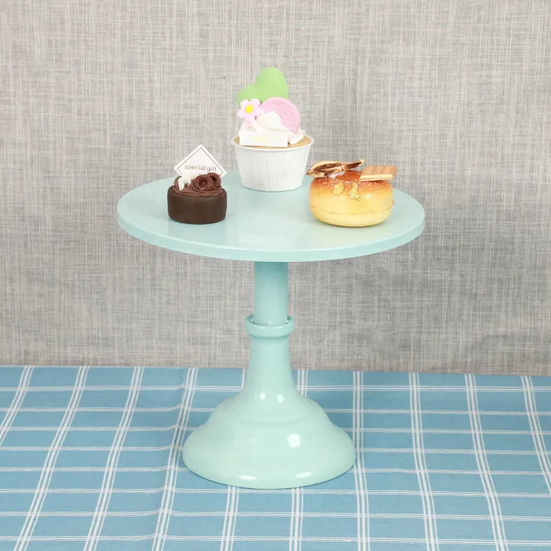 Nordic Style Solid Color Iron Daily Party Cake stand
