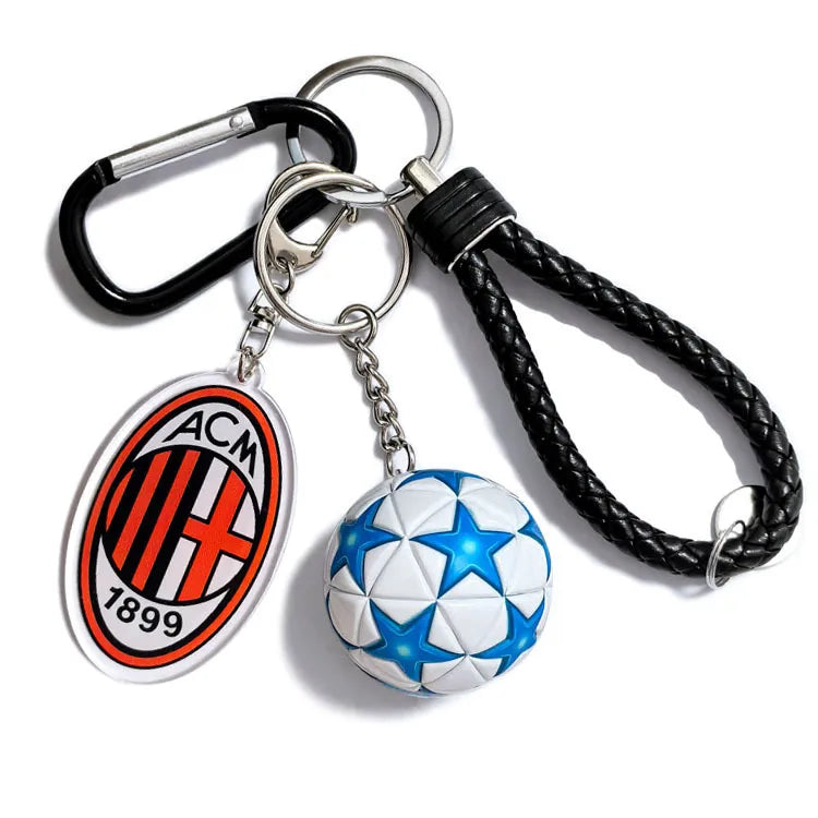 Streetwear Letter Football Acrylic + Plastic Plastic Unisex Spring Ring Trigger Clasp Closure Keychain