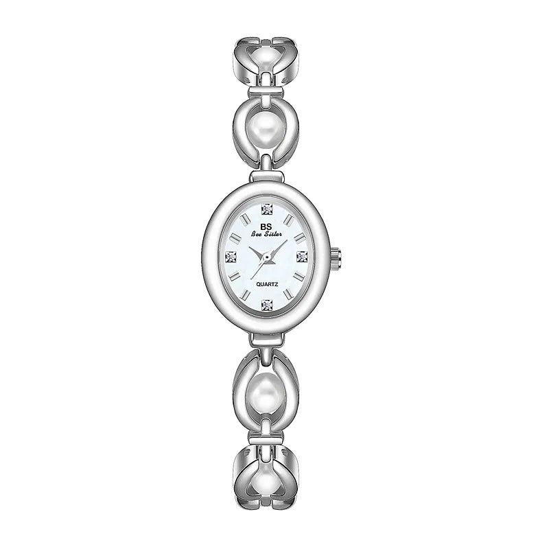 Simple Style Classic Style Solid Color Single Folding Buckle Quartz Women's Watches