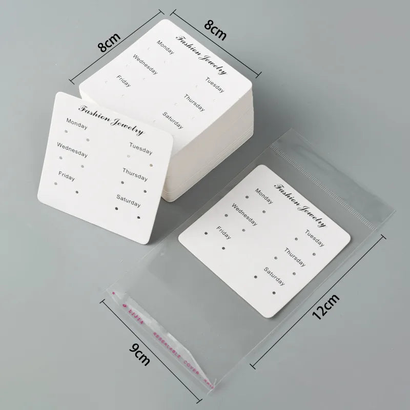 basic letter solid color paper printing jewelry accessories 1 piece