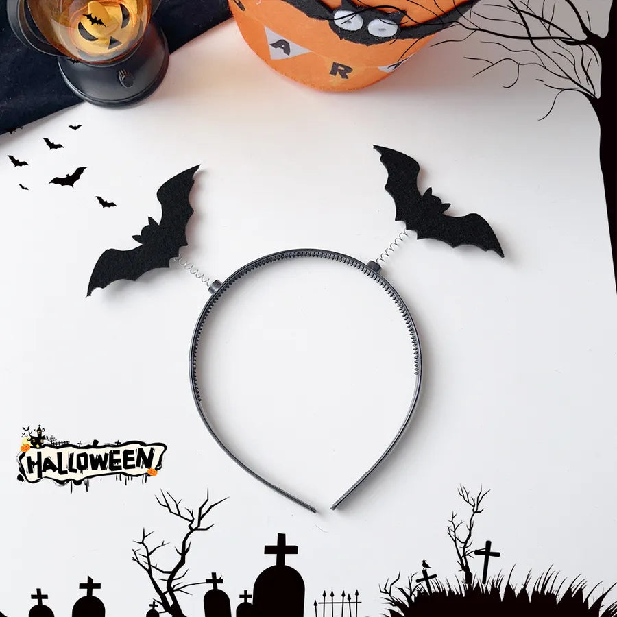 New Arrival Halloween Ornaments Creative Funny Pumpkin Ghost Bat Side Clip Top Clip Festival Atmosphere Hair Accessories