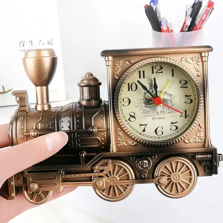 Retro Train ABS Alarm clock Artificial Decorations
