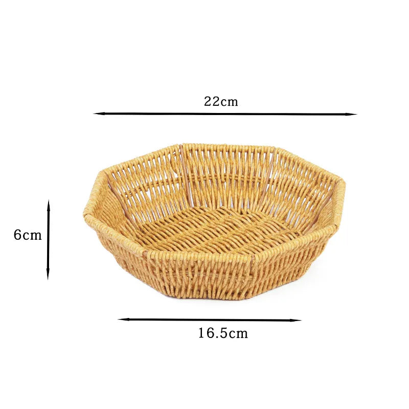 Simple Style Solid Color Storage Basket
