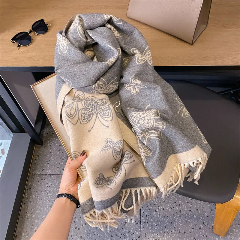 Adults Simple Style Commute Butterfly Polyester Scarf & Shawls