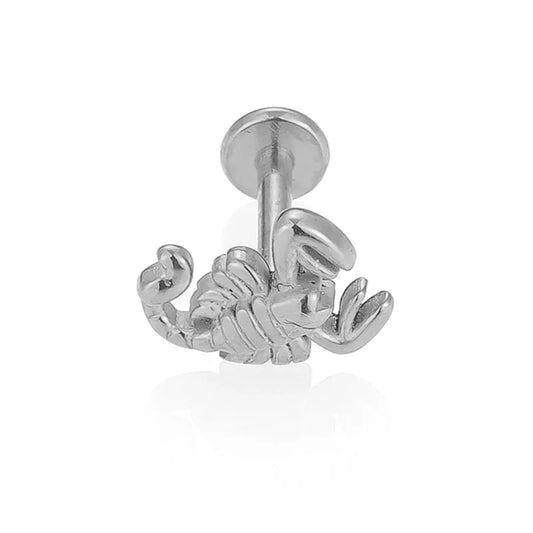 1 Piece Lip Rings Casual Simple Style Geometric Bee 316L Stainless Steel  Polishing Plating Zircon 18K Gold Plated Lip Rings Ear Cartilage Rings & Studs Nose Rings & Studs