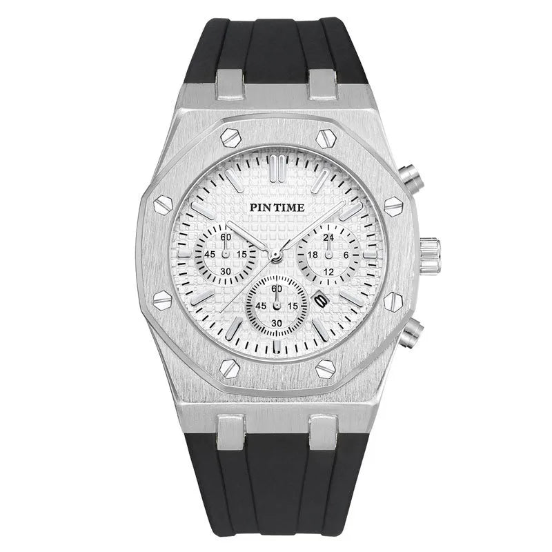 Casual Color Block Buckle Quartz Women's Watches