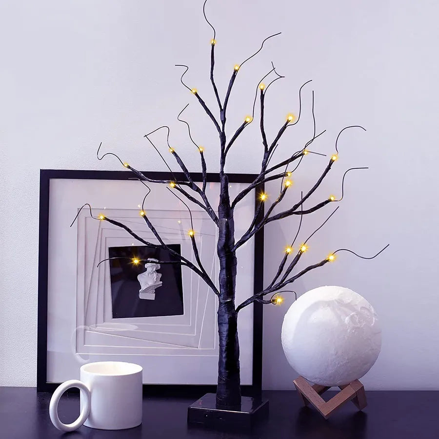 simple style artistic tree plastic indoor party lightings