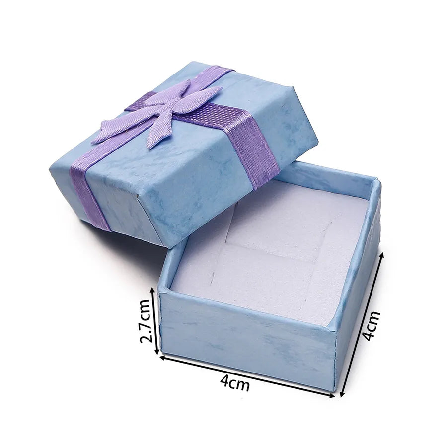 1 Piece Paper Elegant Simple Style Daily Date Bow Knot Jewelry Boxes