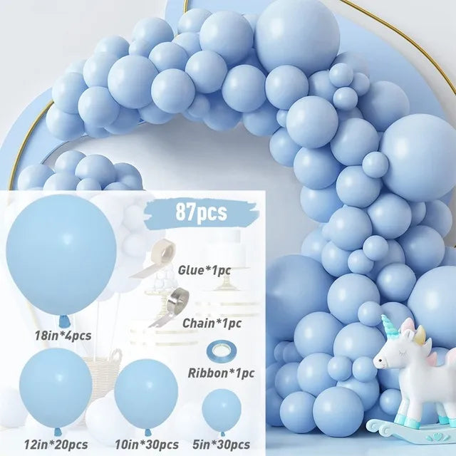 simple style solid color emulsion daily party balloons