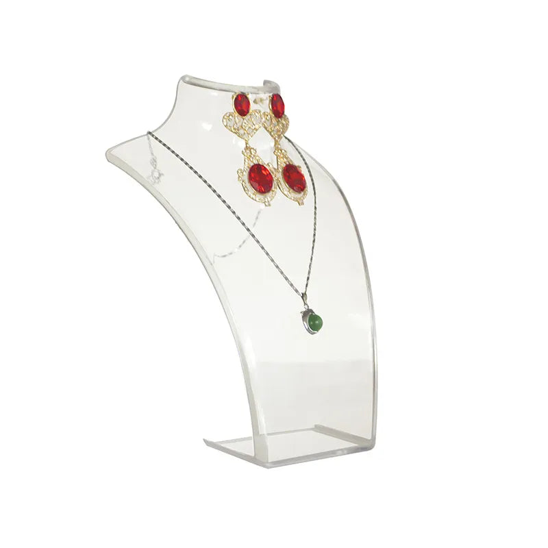 Acrylic model rack necklace jewelry display rack portrait neck rack jewelry rack props wholesale