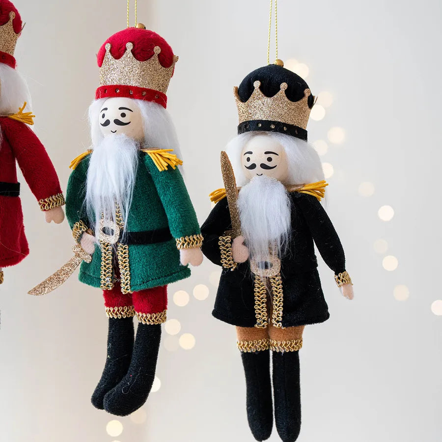 New Christmas Decorations Nutcracker Soldier Pendant Christmas Tree Decor Doll  Style Festive Accessories