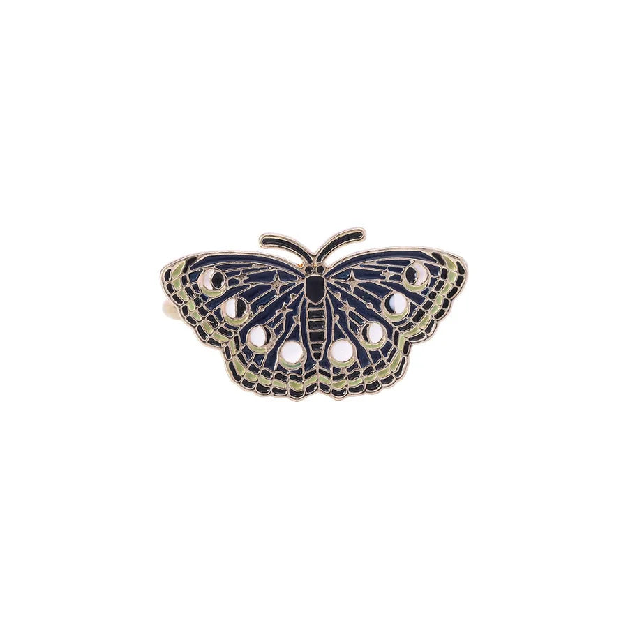 Insect Dragonfly Butterfly Zinc alloy 1 Piece