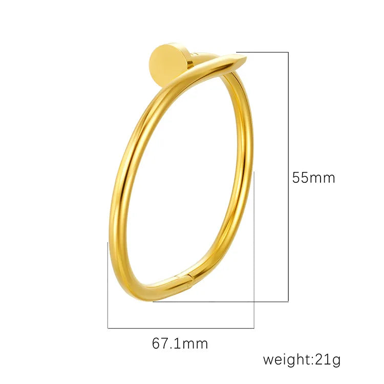 Retro Classic Style Geometric Flower 304 Stainless Steel Bangle In Bulk
