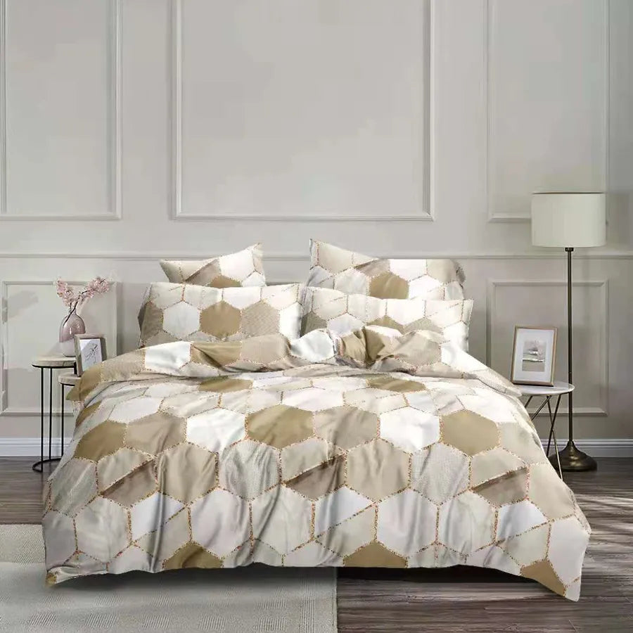 Casual Geometric chemical fiber Beddings Bedding