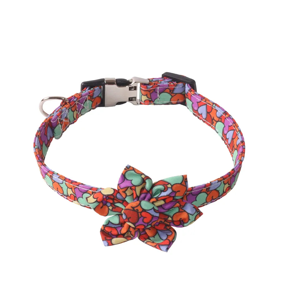 Simple Style Cloth Color Block Pet Collar