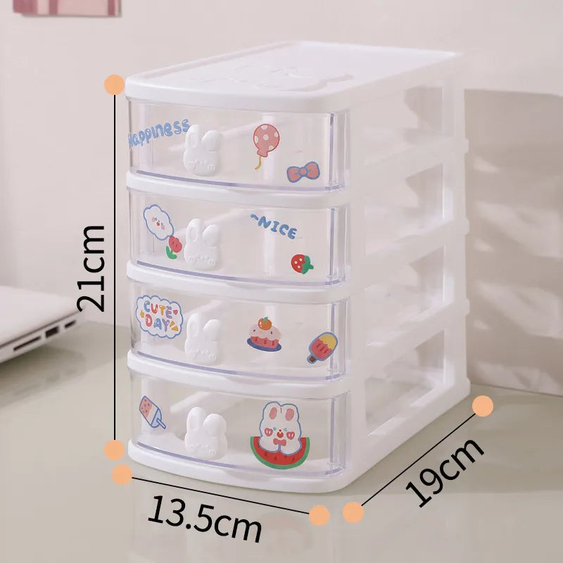 Solid Color PS Plastic Simple Style Storage Box