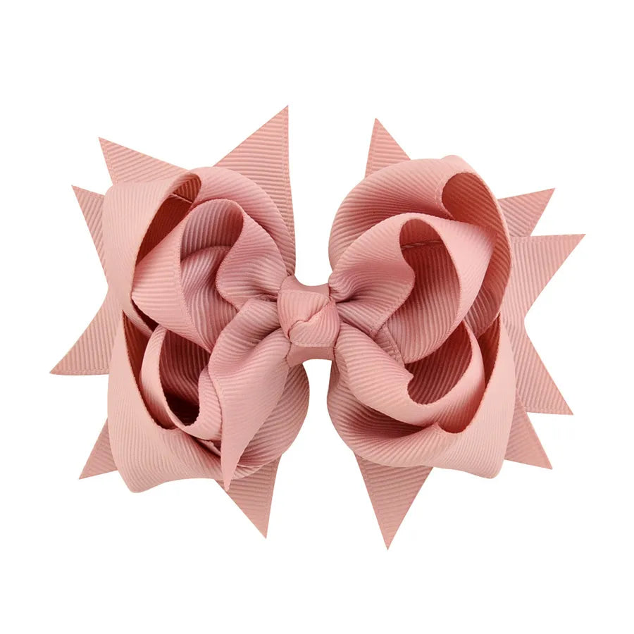 new simple flower fishtail bow hairpin set