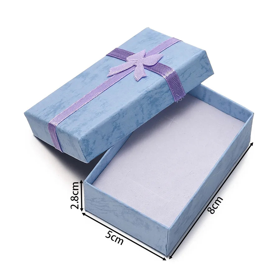 1 Piece Paper Elegant Simple Style Daily Date Bow Knot Jewelry Boxes