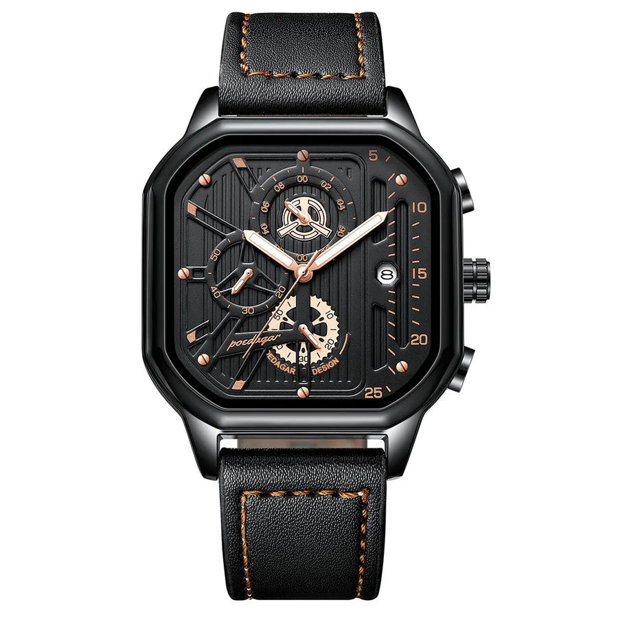 sports geometric buckle quartz men's watches