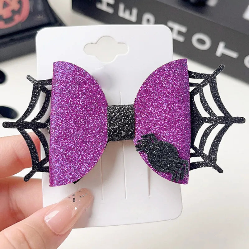 Halloween Hair Accessories Skull Clip Masquerade Duckbill Clip Devil Pumpkin Holiday Headwear Wholesale