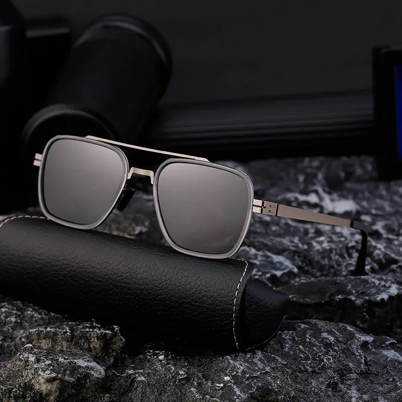 Streetwear Geometric Tac Square Full Frame Men's Sunglasses