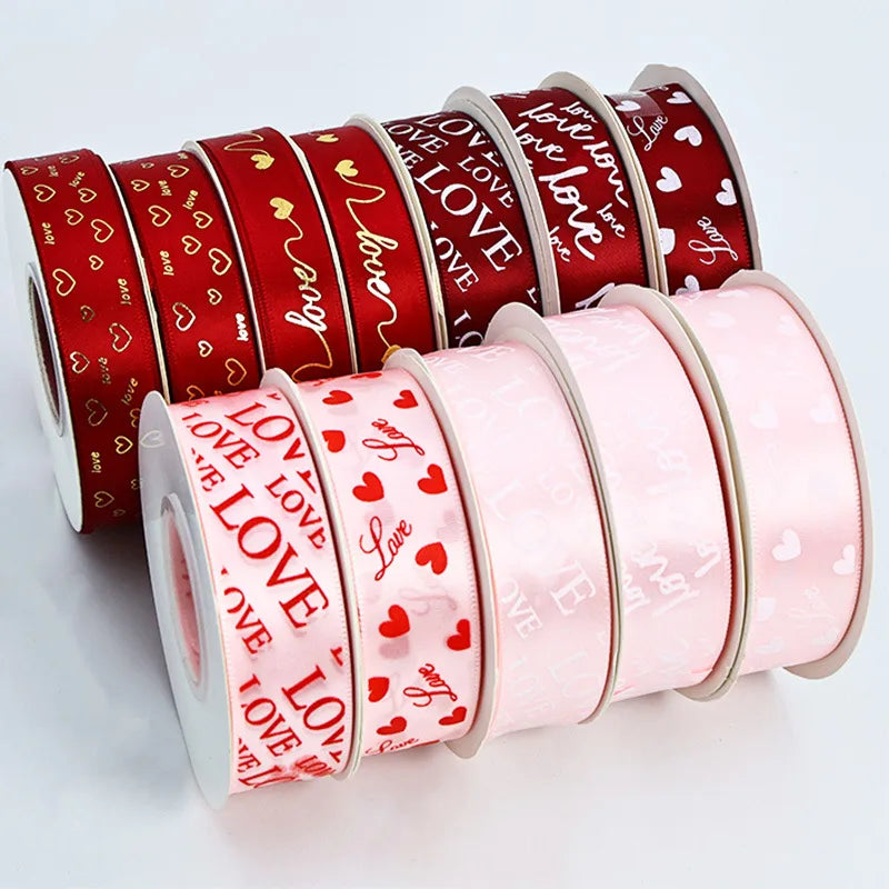 Valentine'S Day Casual Elegant Simple Style Letter Polyester Wedding Banquet Birthday Party Supplies Gift Wrapping Supplies 1 Roll