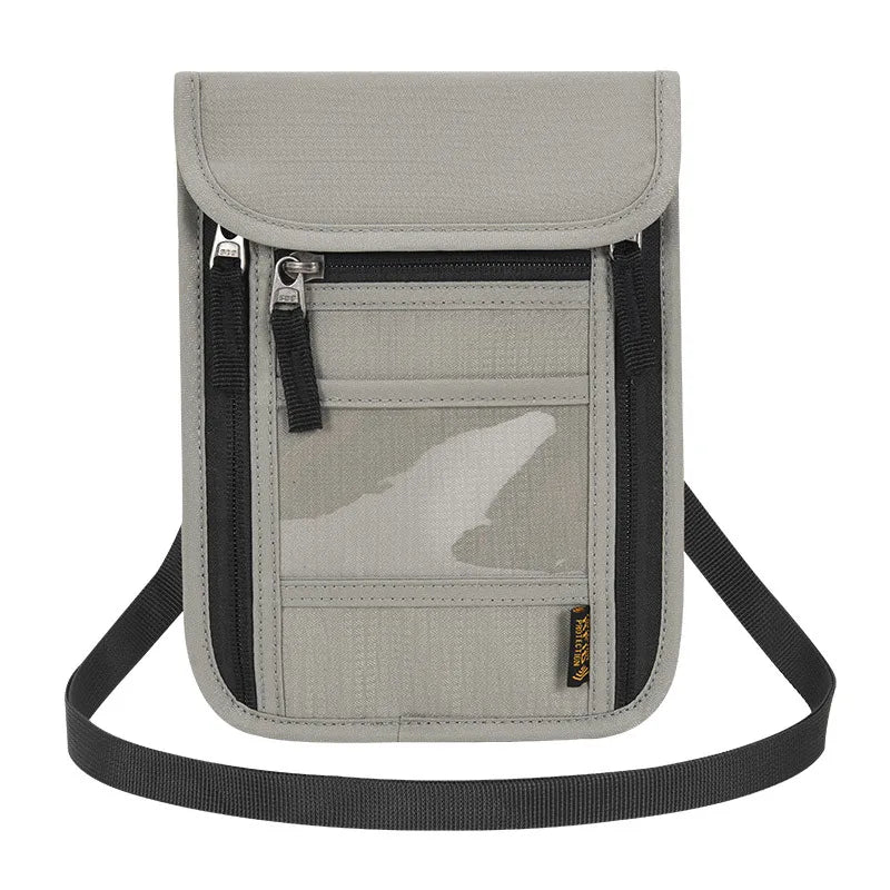 Unisex Basic Solid Color Nylon Waterproof Passport Holders
