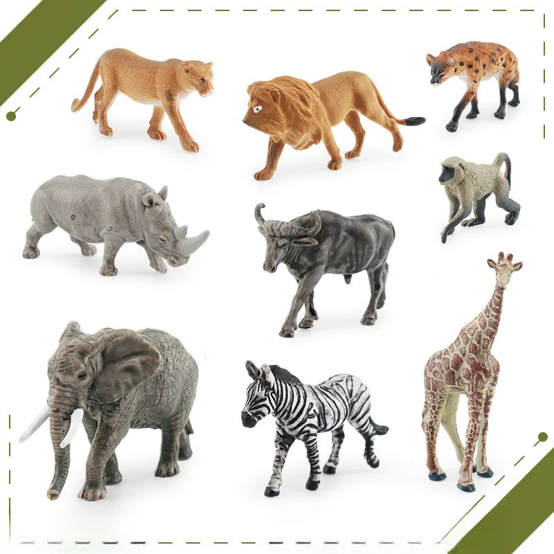 simulation mini farm poultry chicken duck goose cow gold small animal miniature model sand table ornaments wholesale