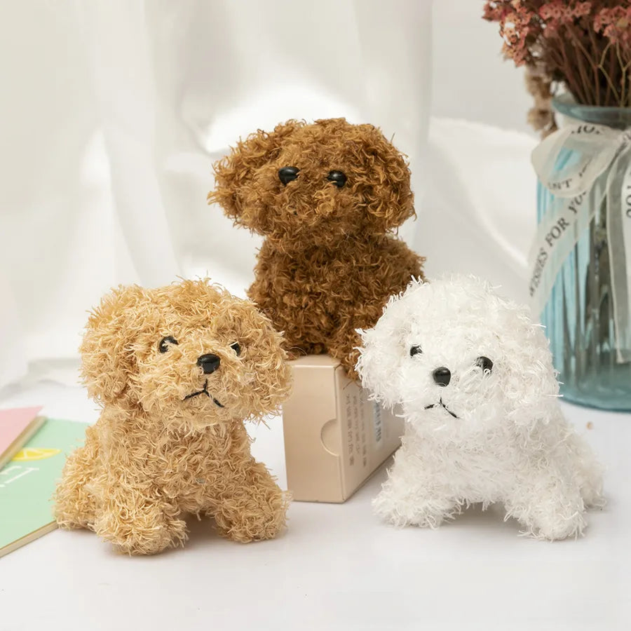 Cute simulation dog plush toy puppy doll Xiaodi dog doll rag doll wedding annual meeting small gift wholesale