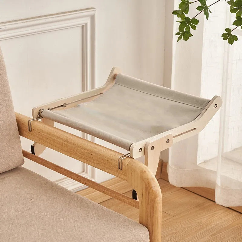 Simple Style Classic Style Wood Color Block Checkered Pet Bed