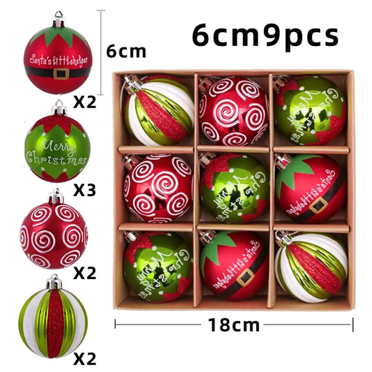 Christmas Cartoon Style Cute Christmas Tree Letter Plastic Indoor Party Hanging Ornaments