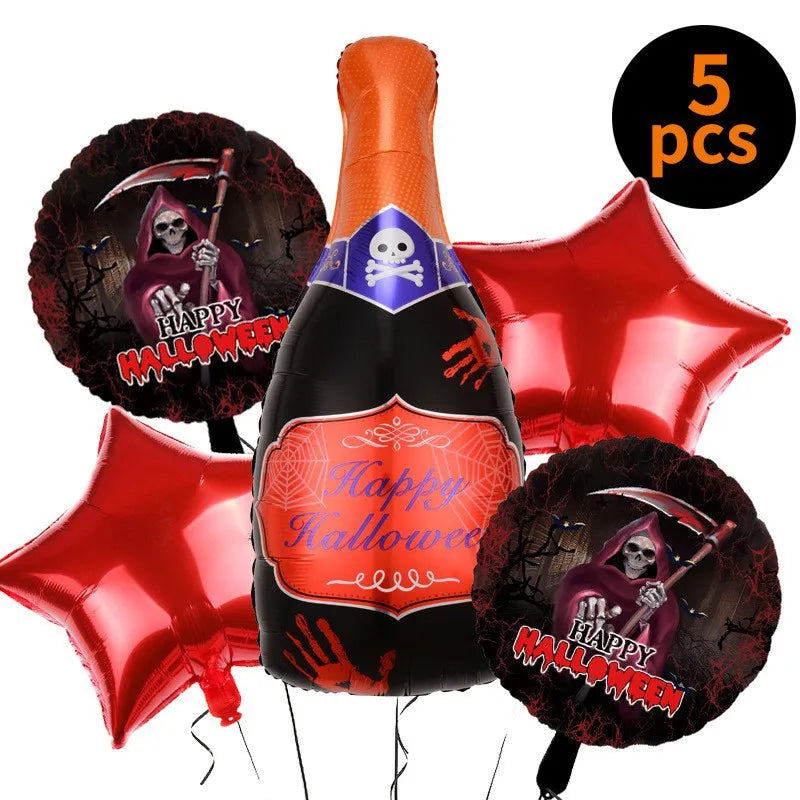 halloween geometric aluminum film party balloon