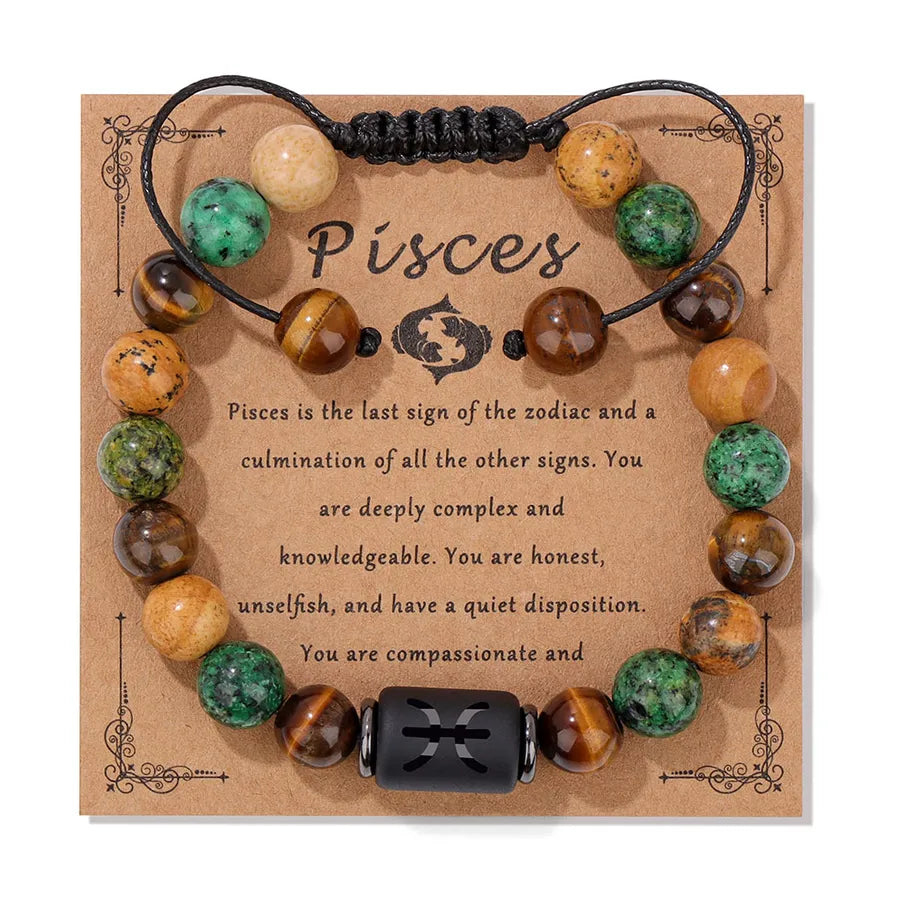 Simple Style Constellation natural stone Bracelets In Bulk