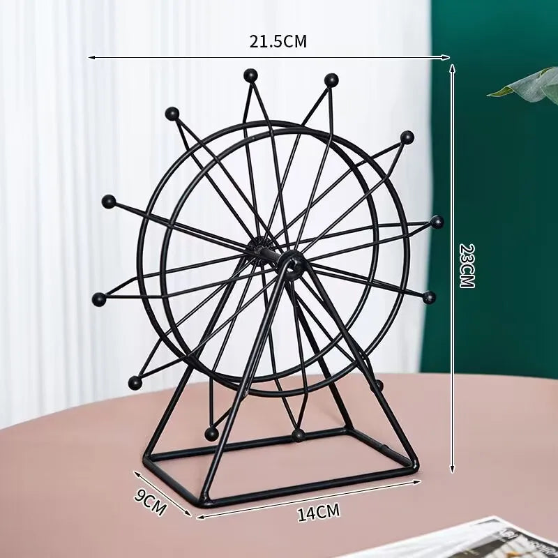 Simple Style Ferris Wheel Metal Iron Ornaments Artificial Decorations