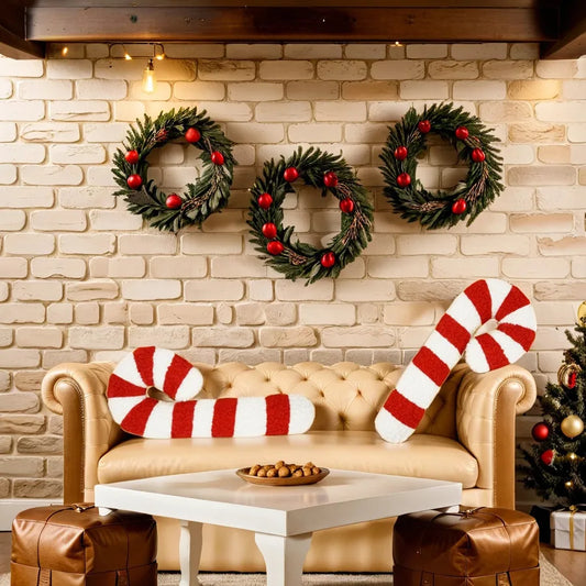 Christmas Simple Style Classic Style Multicolor Party throw pillow Decorations Table Decoration