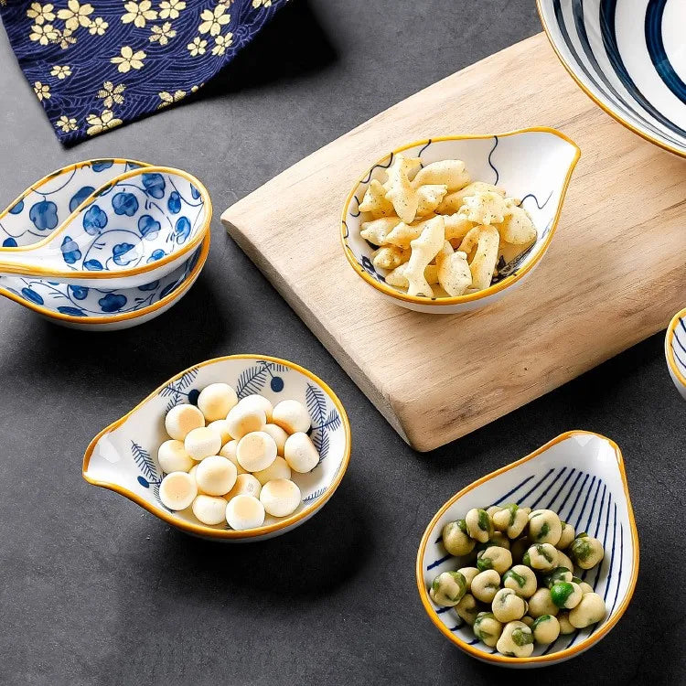 Casual Classical Lattice Flower ceramics Tableware 1 Piece 1 Set