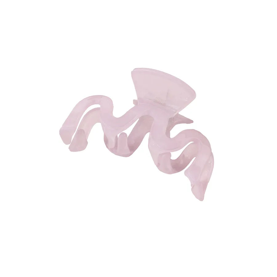 women's lady solid color resin stoving varnish hair claws