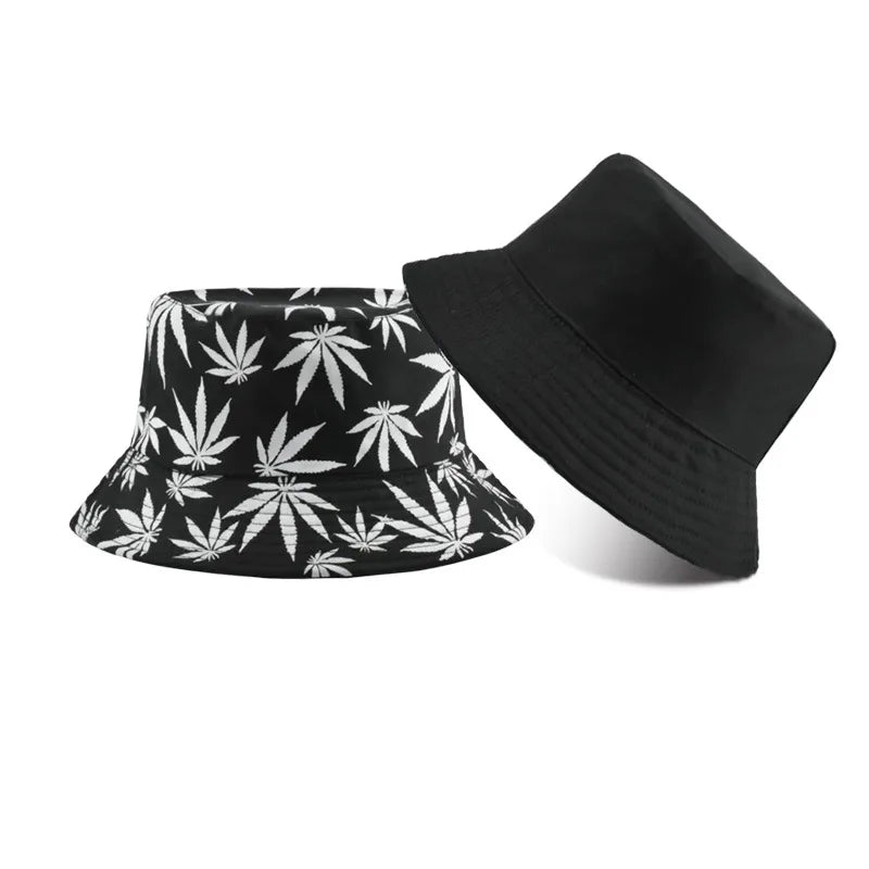 women's simple style solid color flat eaves bucket hat