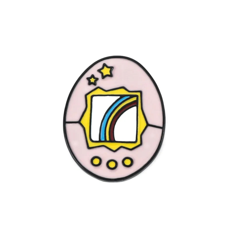 Cartoon Style Pin Geometric Alloy Plating Unisex Brooches