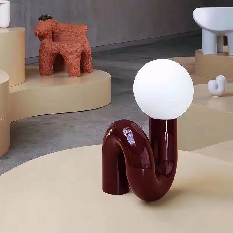 Nordic Children's Room Bedroom Bedside Lamp Creative Art Table Lamp Designer Model Room Decoration Living Room Double Head Table Lamp