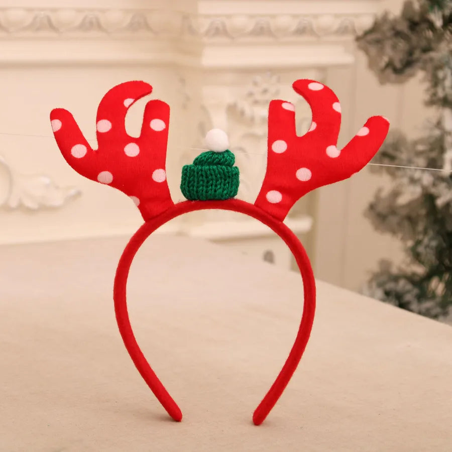 Christmas Cute Snowman Antlers Elk Nonwoven Party Festival Hair Band Costume Props Party Accessories