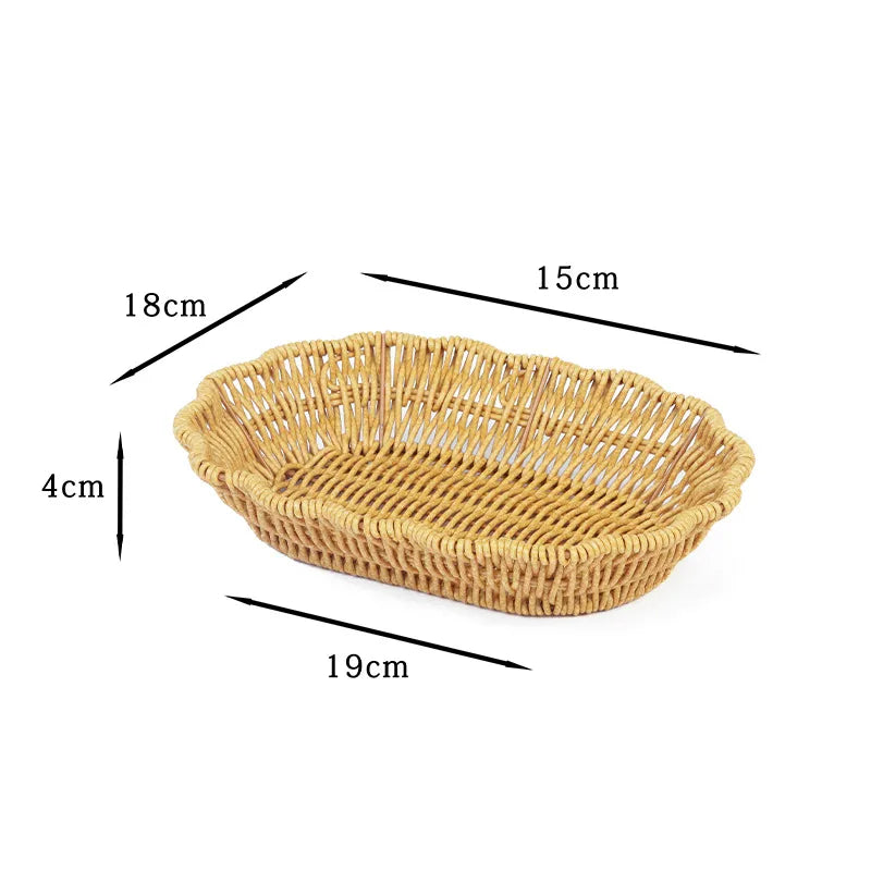 Simple Style Solid Color Storage Basket
