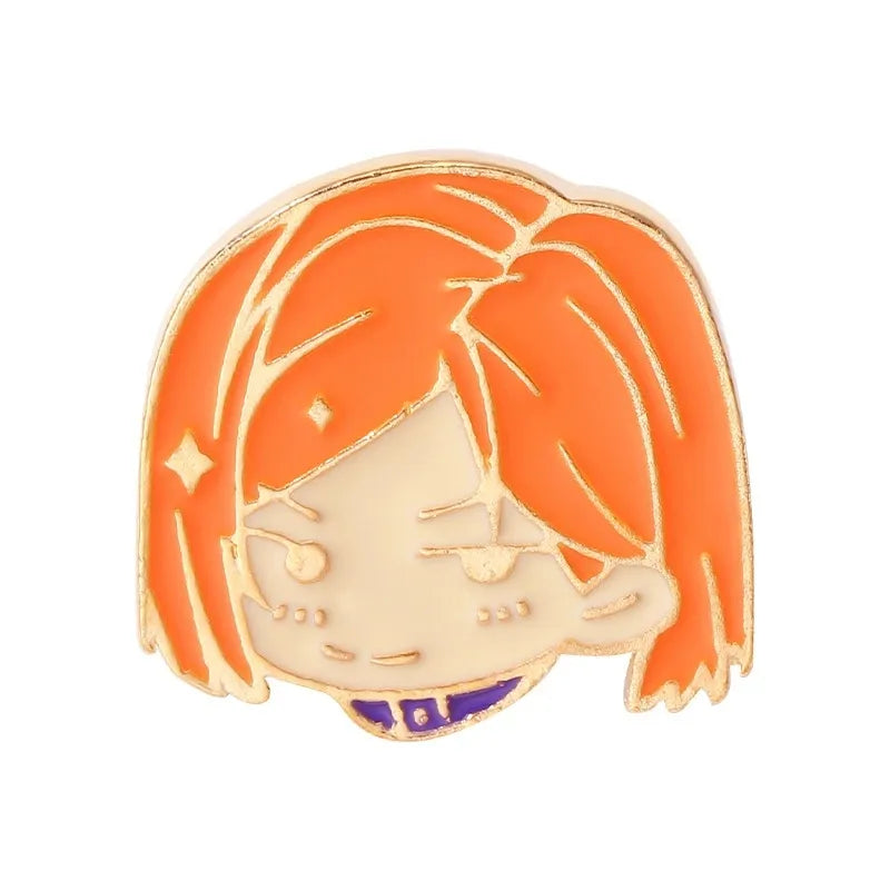 Cartoon Style Cowboy Style Artistic Cartoon Character Alloy Stamping Stoving Varnish Plating Unisex Badge Brooches Collar Pin